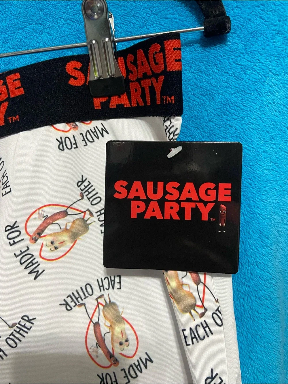 White Sausage Party Boxer Briefs